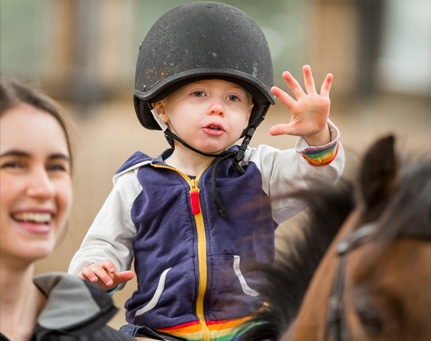 young horse rider