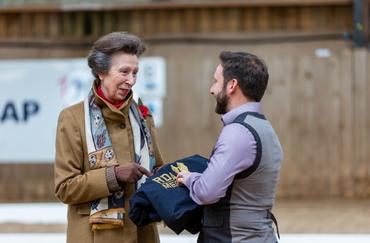 Princess Anne and new Coach Mentor Mark Cunliffe
